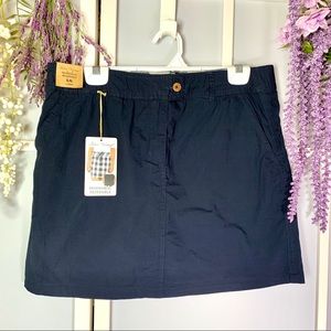 Taylor Vintage NWT Mini Skirt Navy Reversible golf